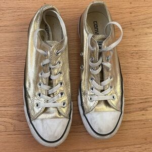 Gold converse all star
